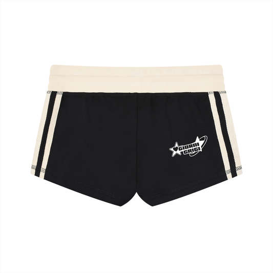 Women's Contrast Stripe Track Shorts