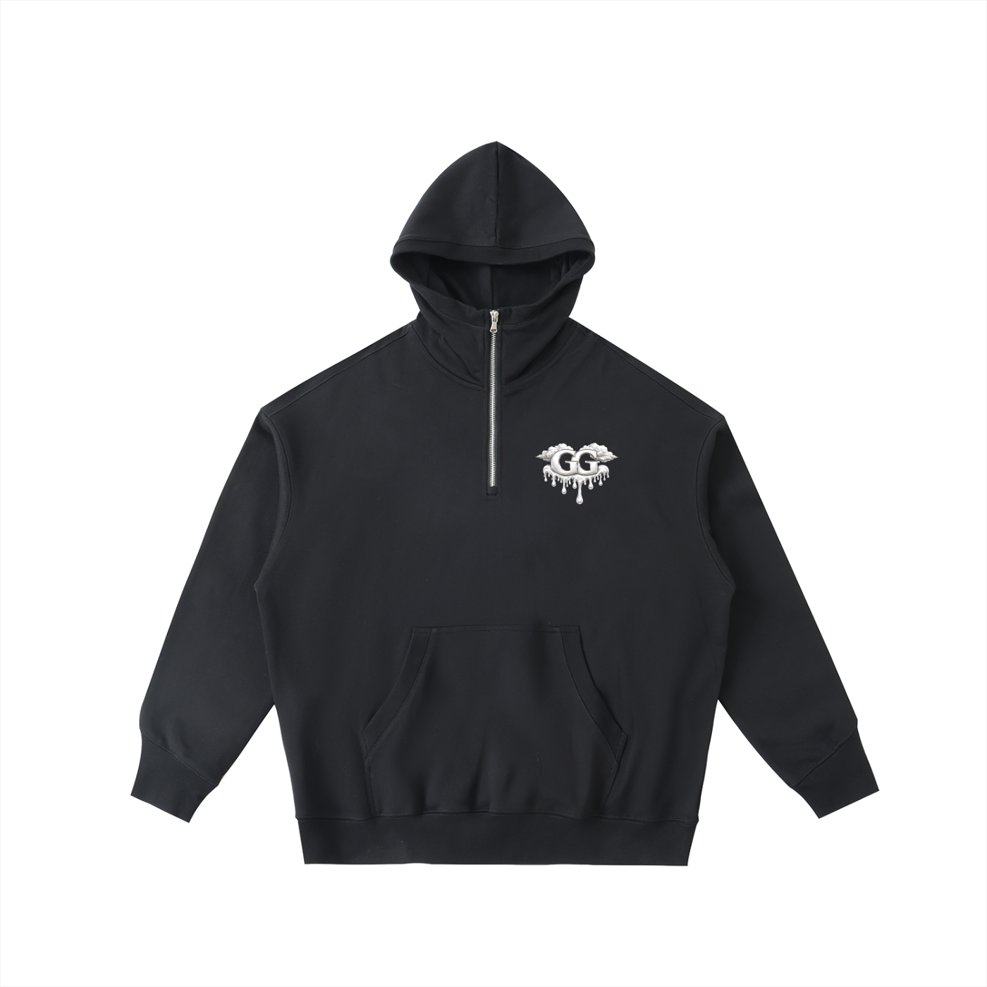 Limited Edition Big Hood Half-Zip Fleece Hoodie