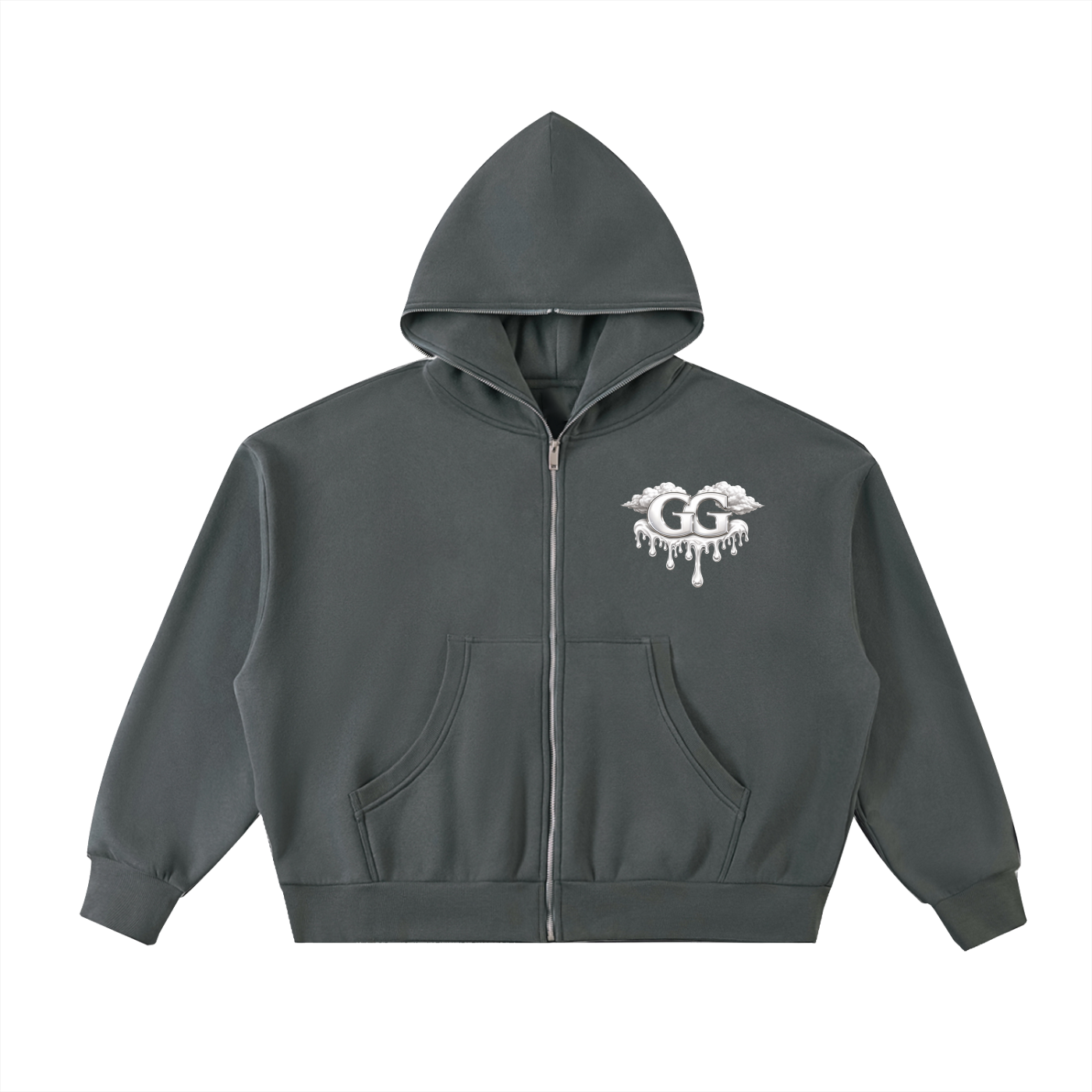 Limited Edition Fleeced Full-Zip Boxy Hoodie
