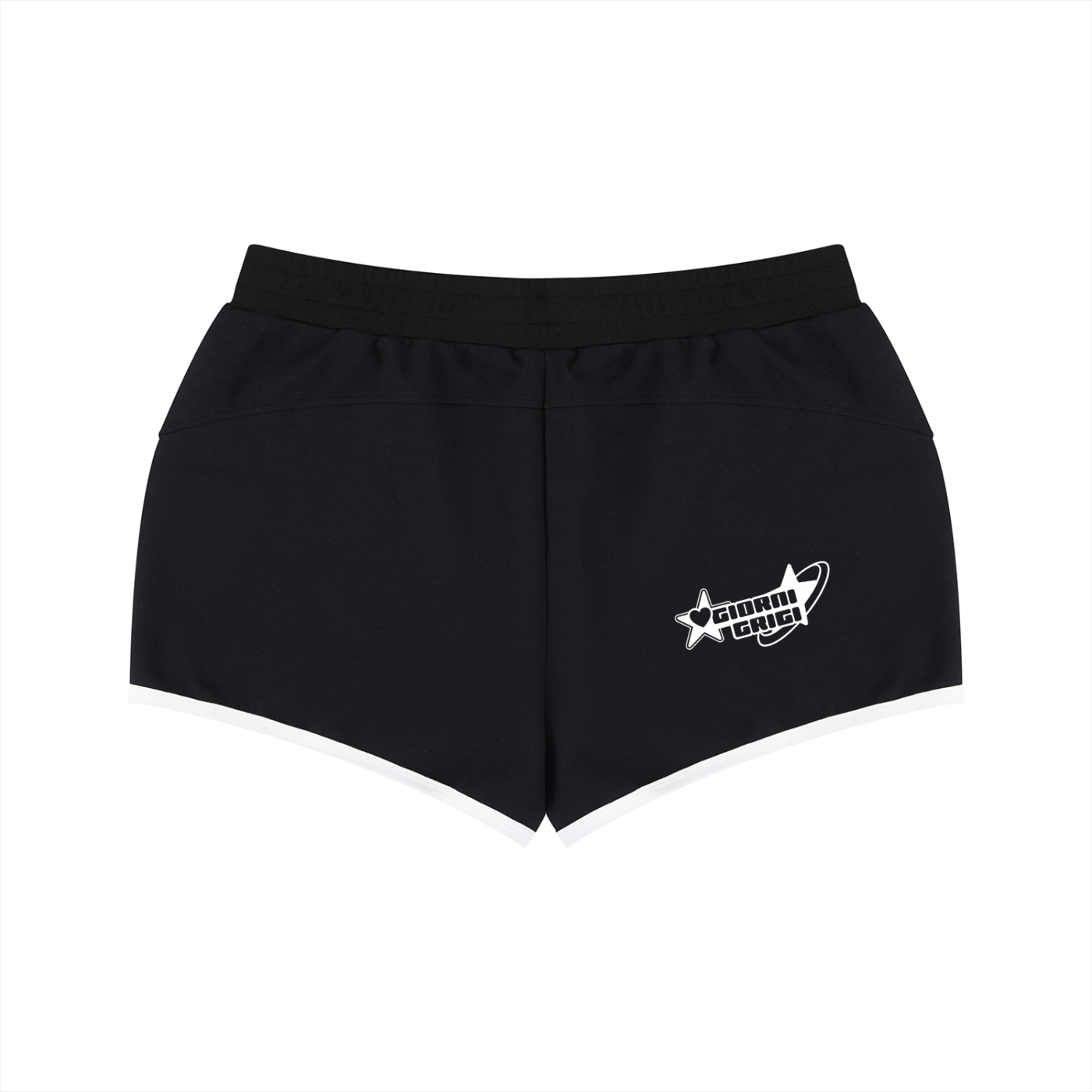 Women's Retro Contrast Binding Shorts