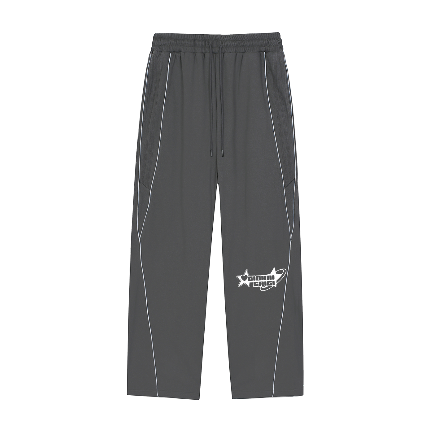Reflection Striped Straight-Leg Sweatpants