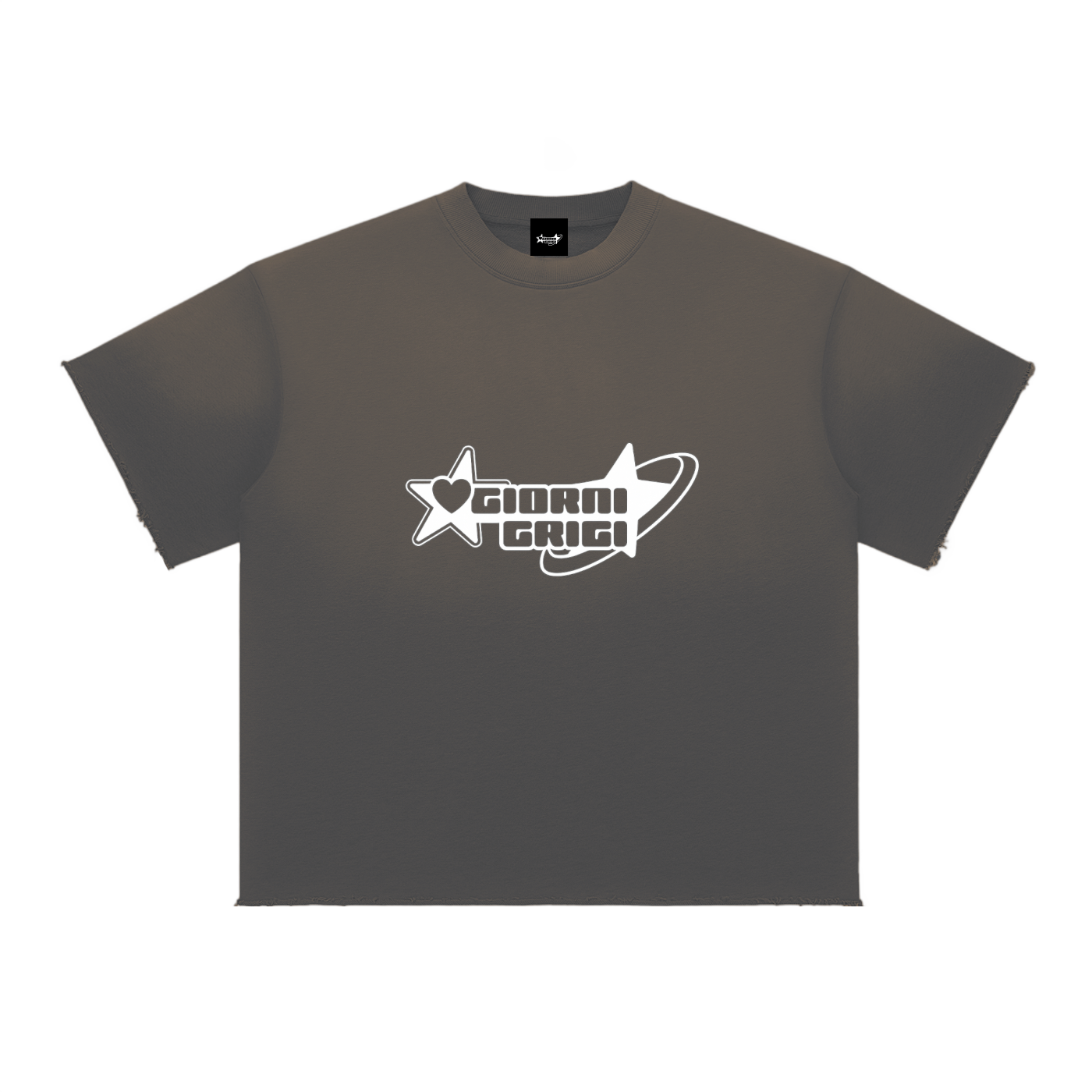 Sun Fade Raw Edge T-Shirt