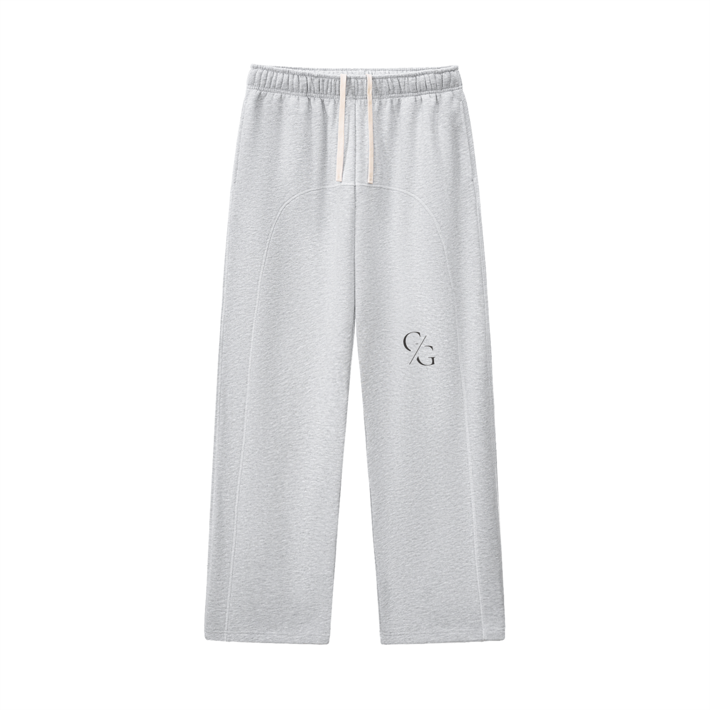 Contrast-Stitched Fleece Sweatpants