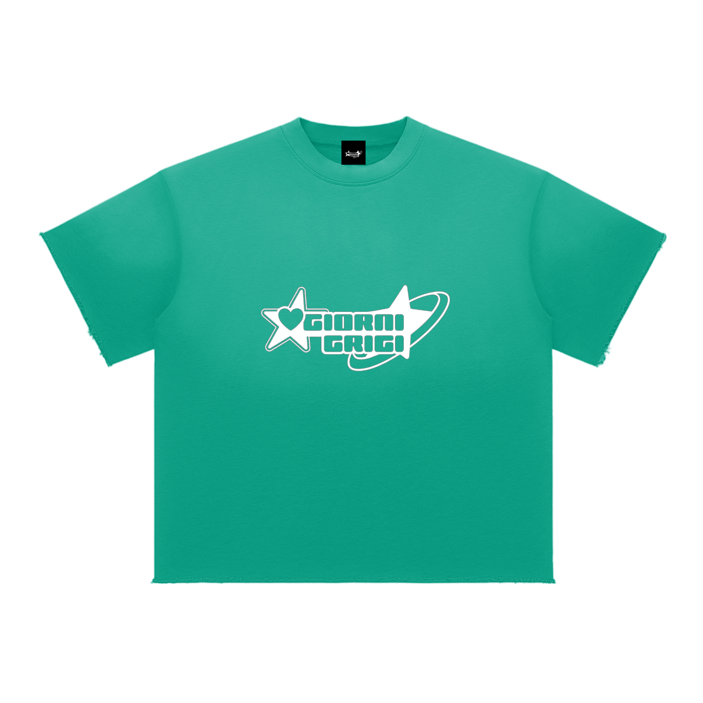 Sun Fade Raw Edge T-Shirt