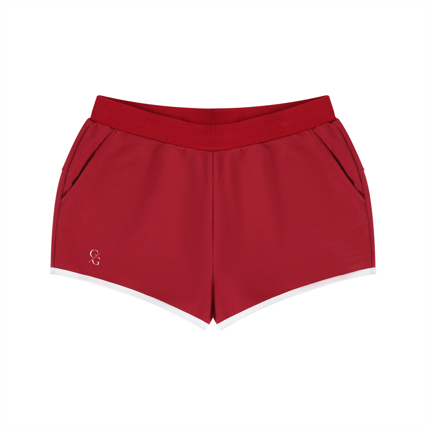 Women's Retro Contrast Binding Shorts