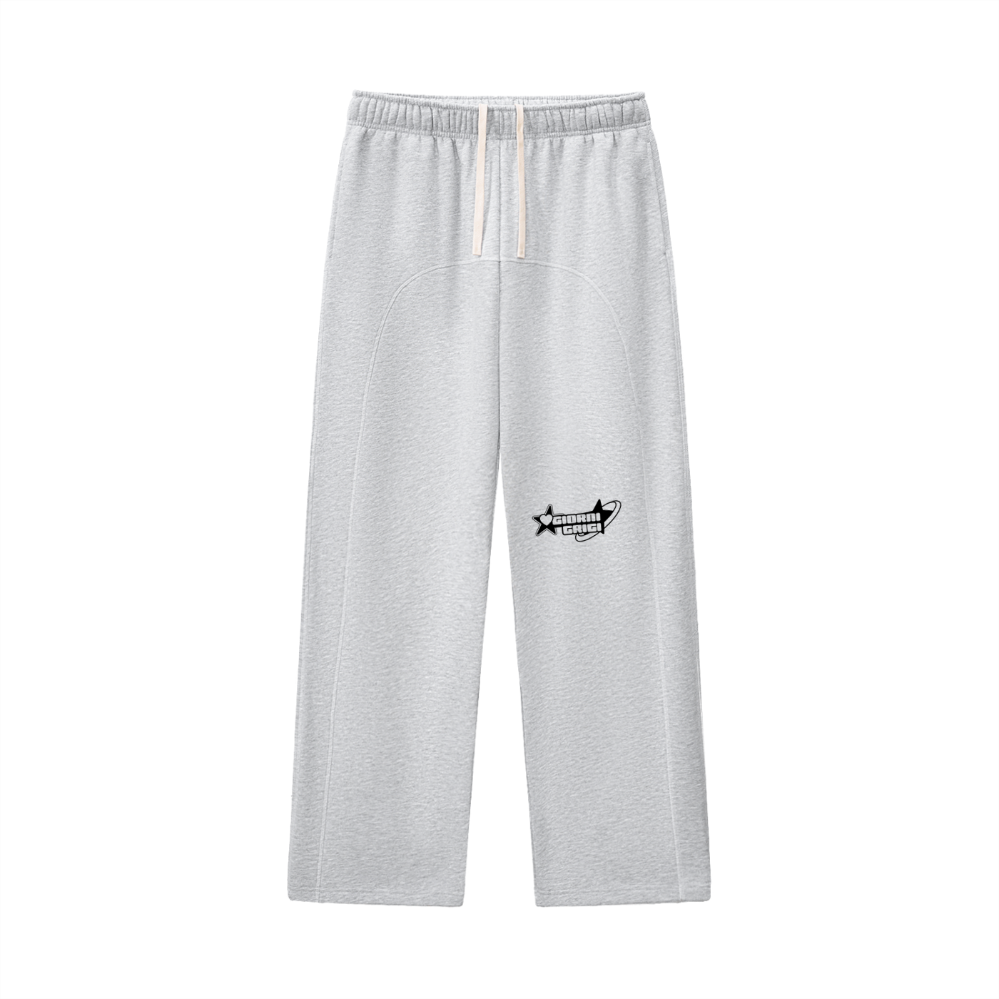 Contrast-Stitched Fleece Sweatpants