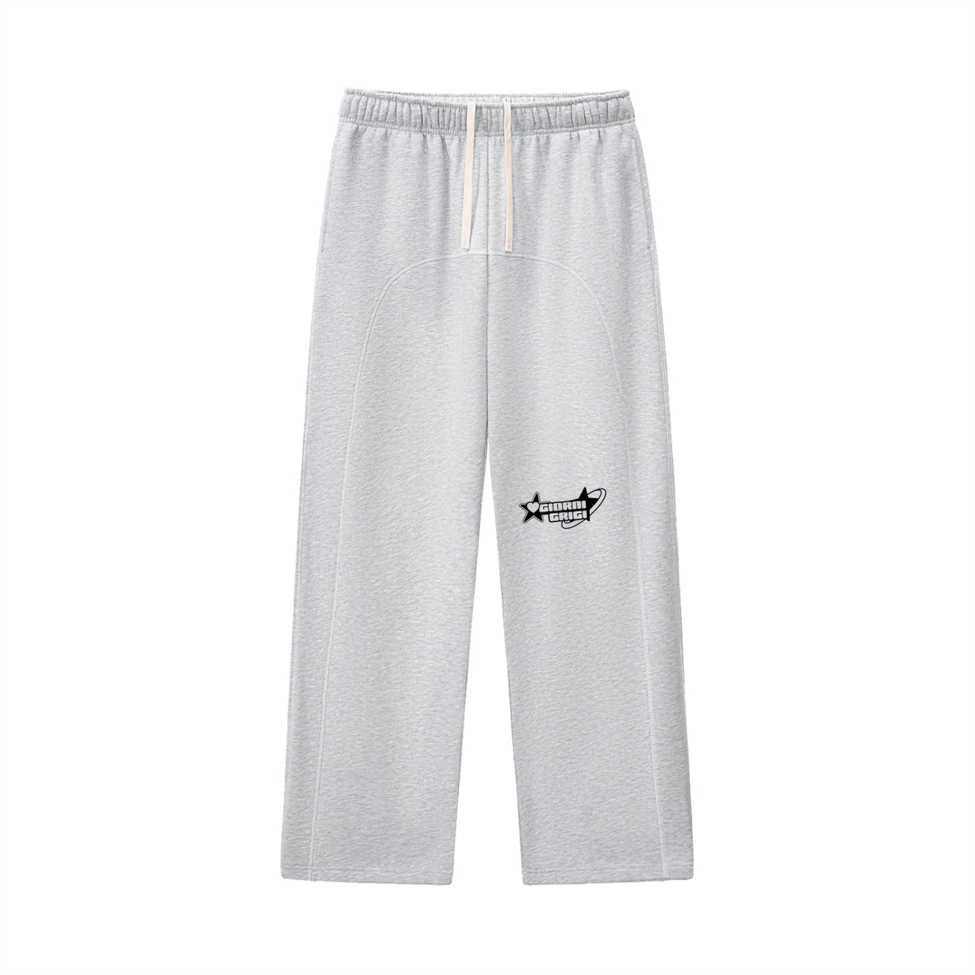 Contrast-Stitched Fleece Sweatpants