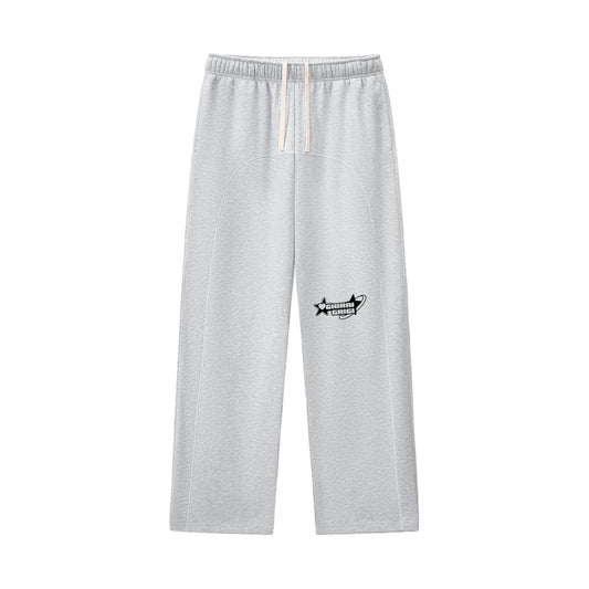Contrast-Stitched Fleece Sweatpants