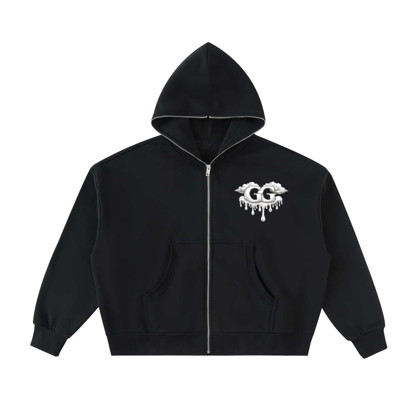 Limited Edition Fleeced Full-Zip Boxy Hoodie