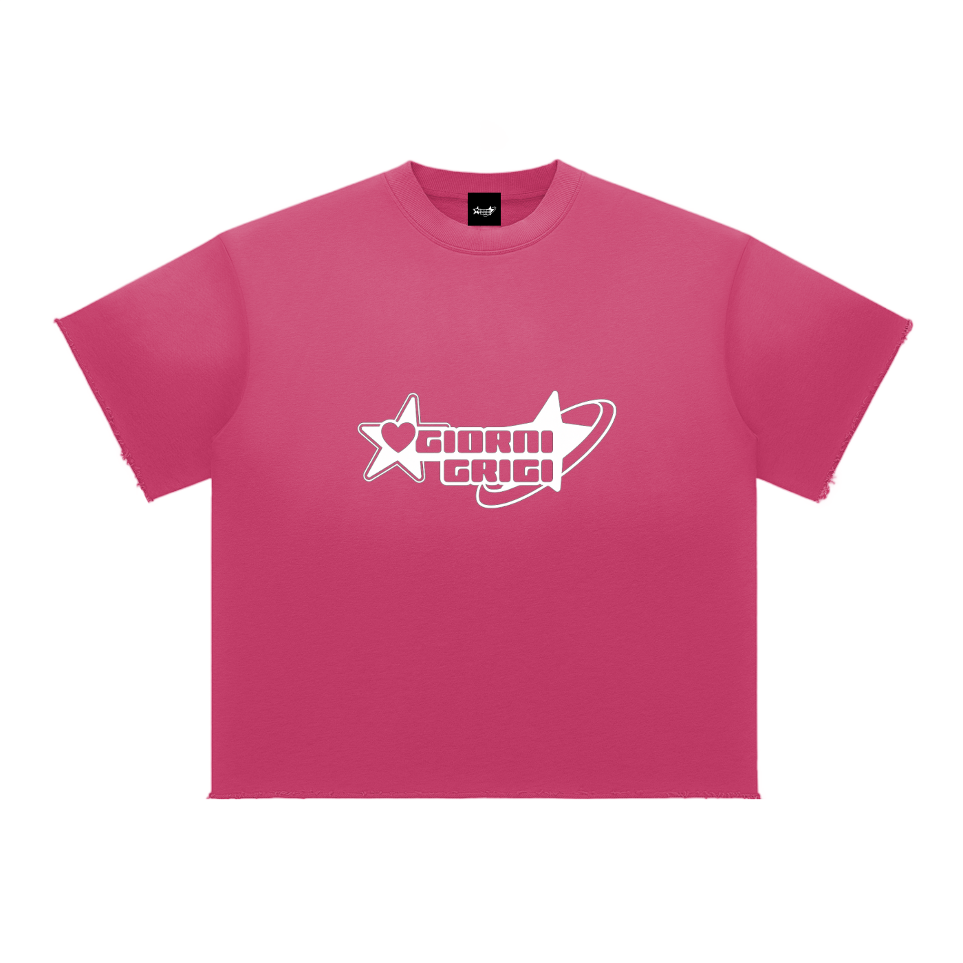 Sun Fade Raw Edge T-Shirt