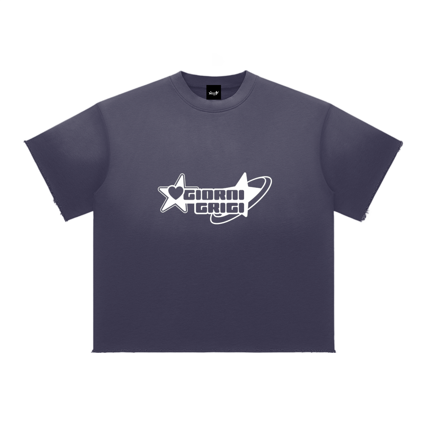 Sun Fade Raw Edge T-Shirt