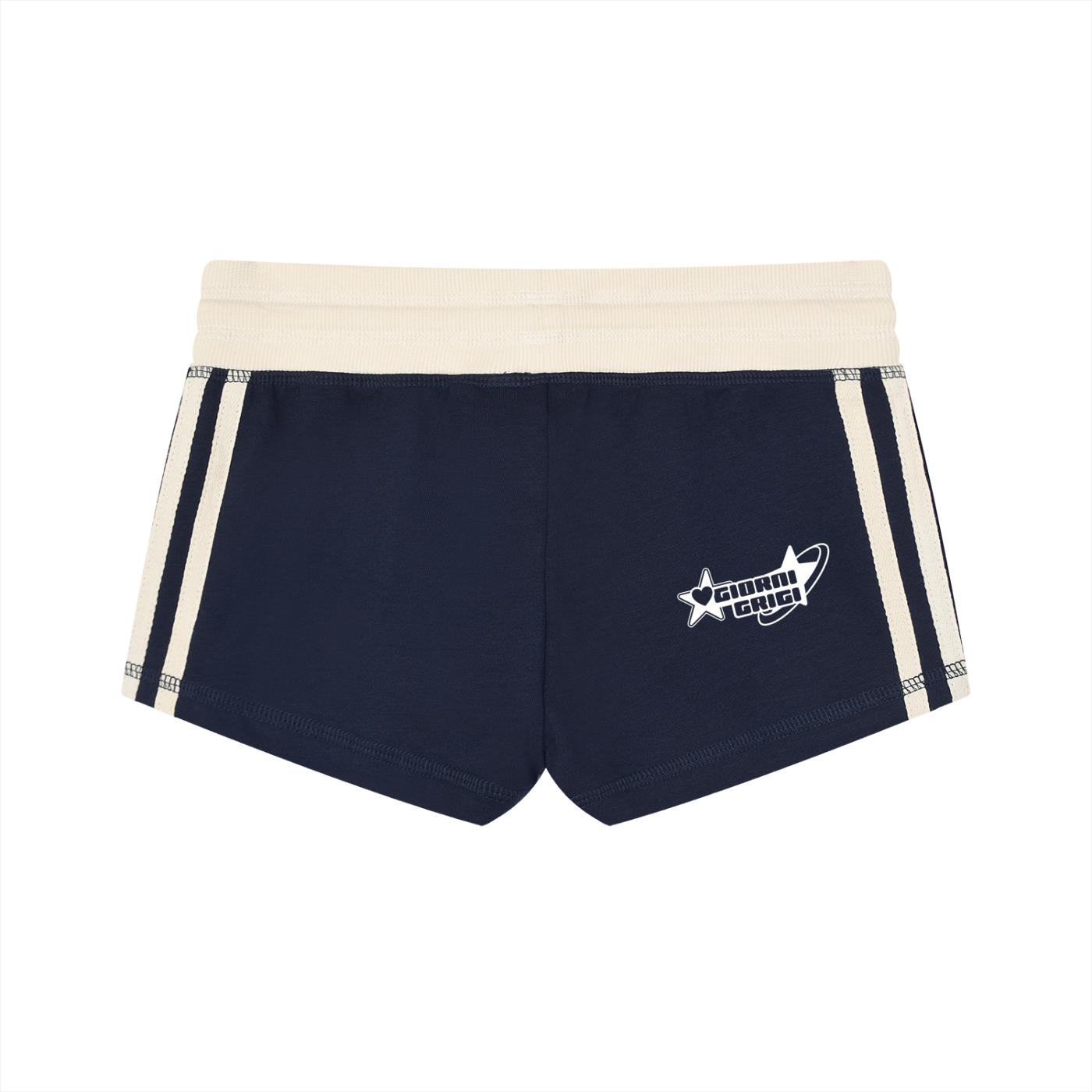 Women's Contrast Stripe Track Shorts