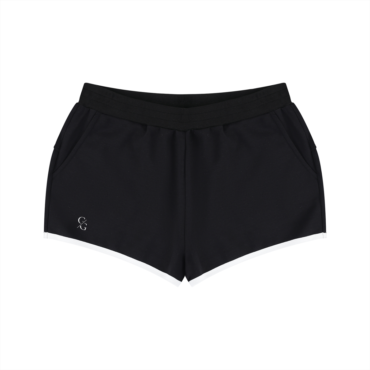 Women's Retro Contrast Binding Shorts