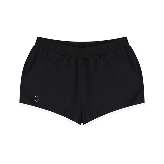 Women's Retro Contrast Binding Shorts